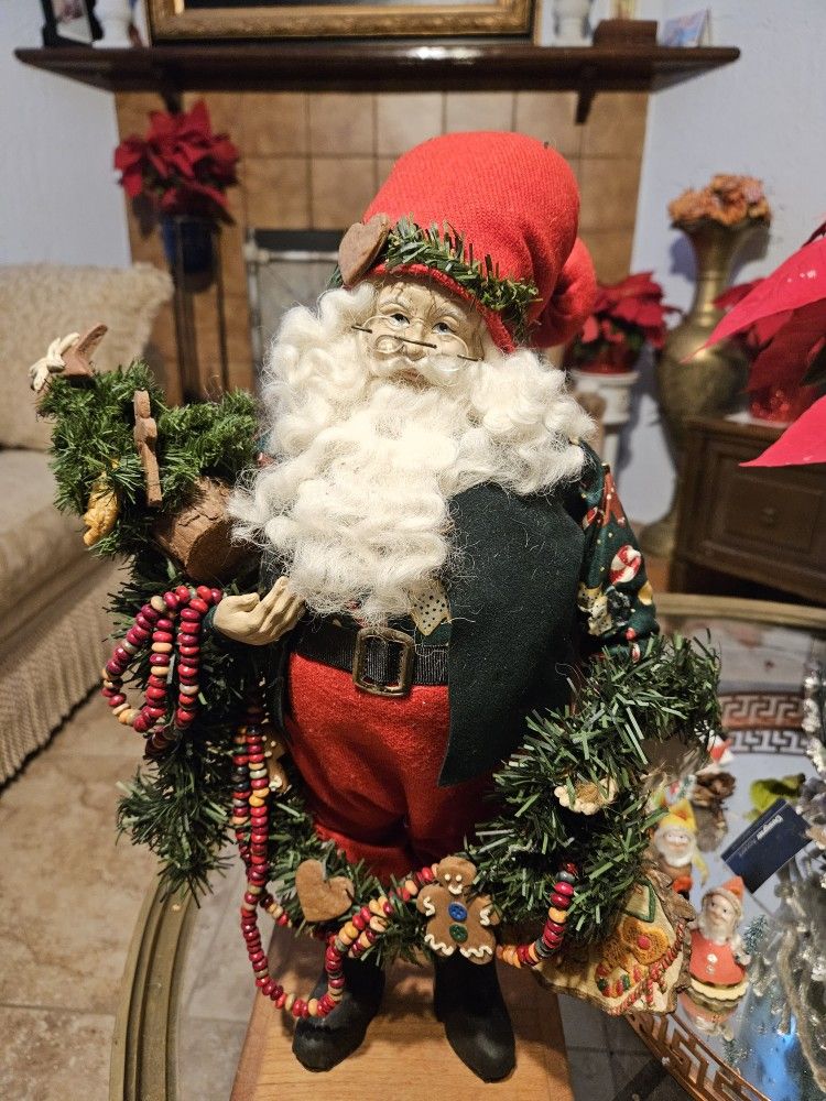 Vintage Lynn Haney Mr. Gingerbread Santa