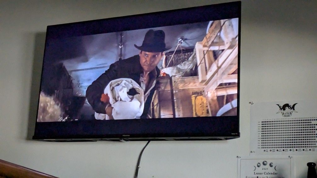 55" Samsung Television And 50" Roku Hisense Television