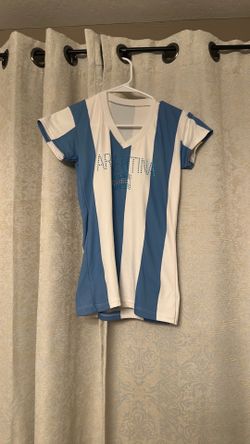 New Rhinestone Argentina Football Shirt Women’s Top