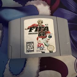 Nintendo 64 FIFA Soccer 64 $10