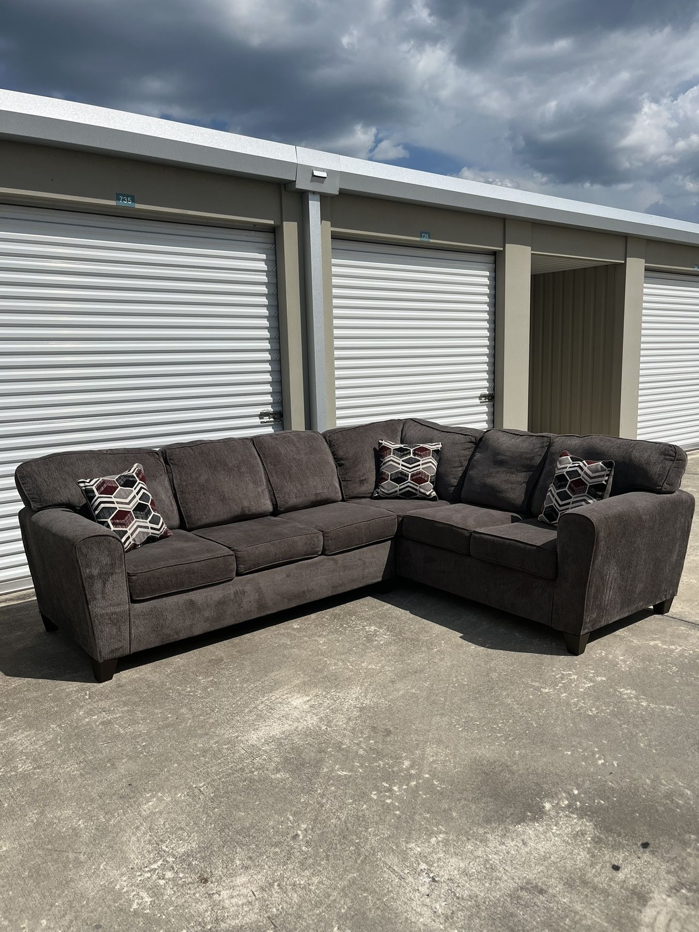 Brown Sectional Couch