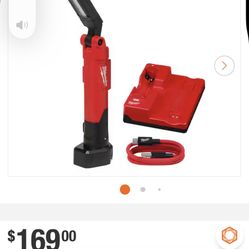 NEW MILWAUKEE 550 Lumens LED REDLITHIUM USB Stick Light with Magnet