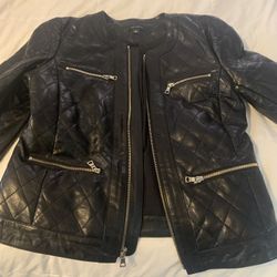 Ann Taylor Leather Jacket 