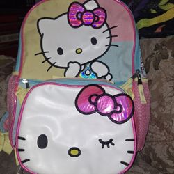 Hello Kitty Backpack & Lunch Bag Combo