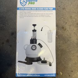 2 Liter Manual Brake Bleeder Fluid Pump