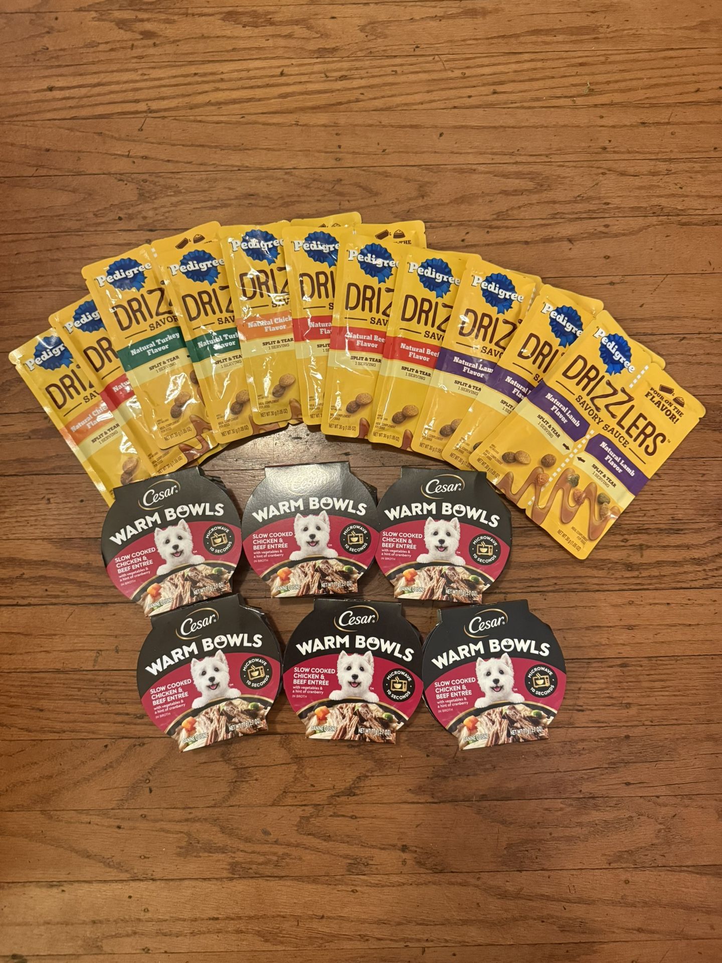 Cesar & Pedigree Dog Food Bundle