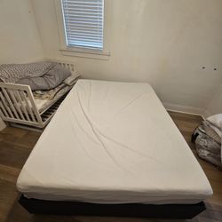 Queen Storage Bed Frame & Memory Foam Mattress Set