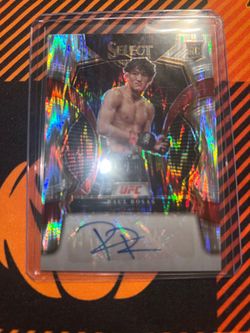 Raul Rosas Jr. Panini Select UFC Auto Card