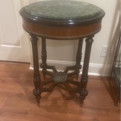 Antique accent table