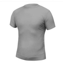 Copper Infused Gray Nylon Spandex Sports Base Layer Compression Shirt Large NWT