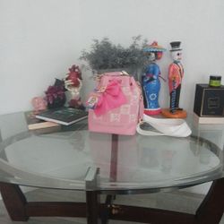 Sailor Moon Pink Checkered Bucket Crossbody Bag