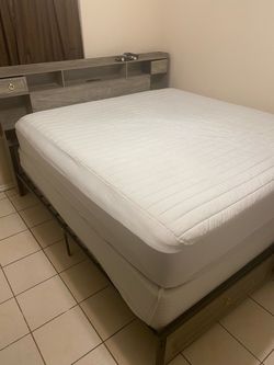 king sized bed and frame