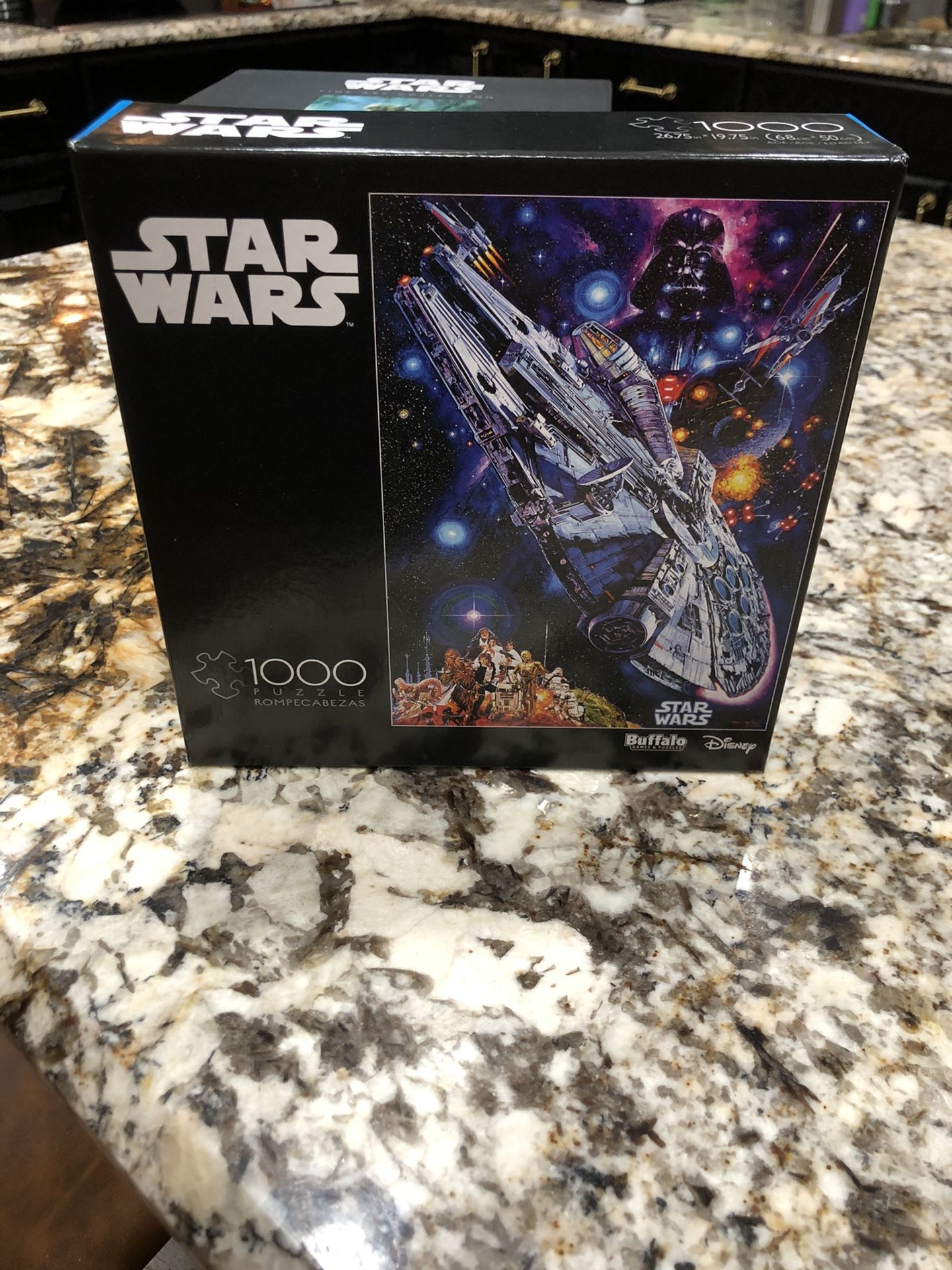 NEW AND SEALED Star Wars Millennium Falcon 1000 Piece Puzzle Buffalo Games