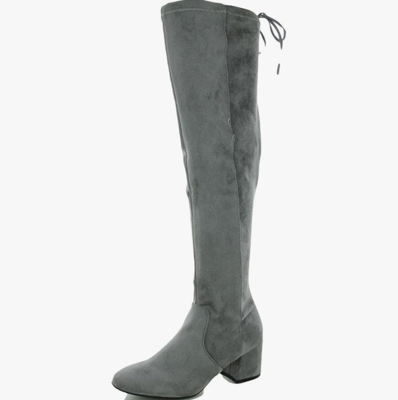 NWT Sugar - Ollie Gray Thigh High Boots - Size 10 - (Brand New In Box)