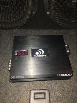 Massive Audio 5000 Watts RMS Amplifier