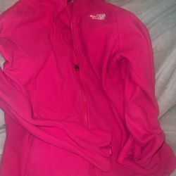 Hot Pink Women Size Small Or Big Youth Size XL (18) North Face Brand 