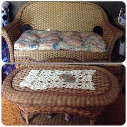 Wicker furniture
