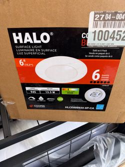 Halo 6-Pack 6" LED Surface Light 3000K
