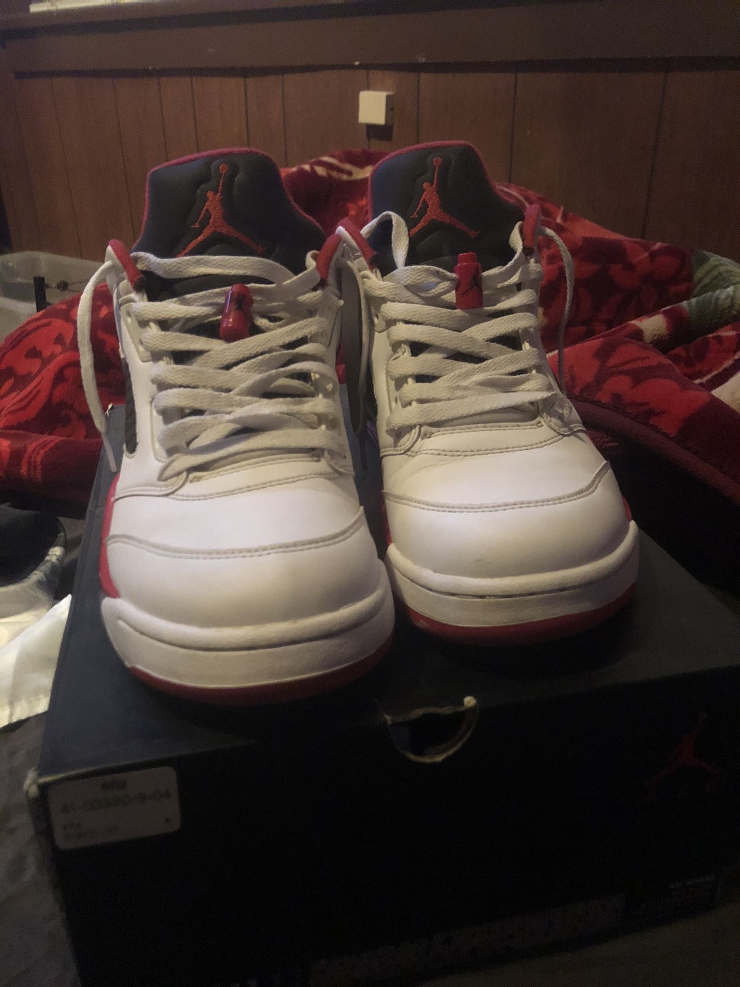 Jordan “Fire Red” 5 Lows Size 11