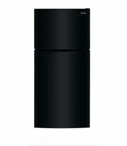Frigidaire 20-cu ft Standard-Depth 30-in Wide Top-Freezer Refrigerator (Black )