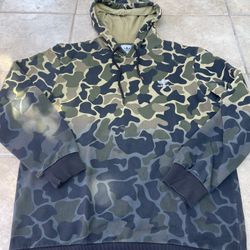 ADIDAS CAMO HOODIE LARGE 