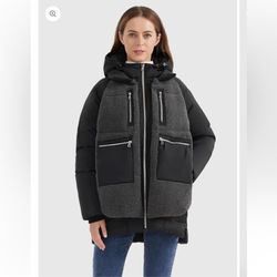 Orolay 092 Universe O-Lab Fuzzy Fleece Puffer Down Jacket Sz- Xs