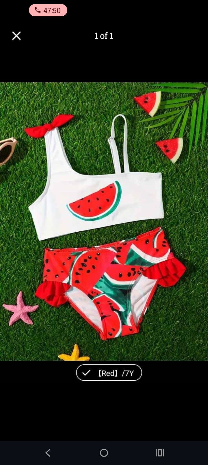 Girls 2 Piece Swim Suit