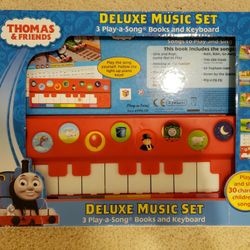 Thomas the Train Deluxe Music Set with Toy Piano and Books with Songs