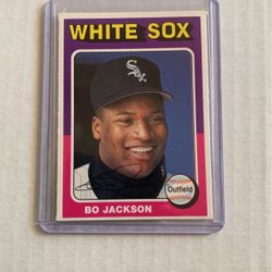 Bo Jackson 1975 Topps Magazine Replica.