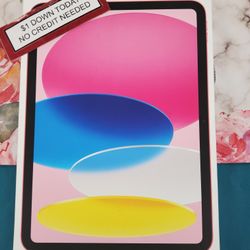 Apple IPad 10th Gen Tablet - Pay $1 DOWN AVAILABLE - NO CREDIT NEEDED 