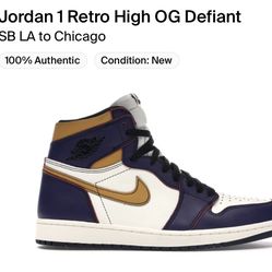 Jordan 1 SB LA To Chicago Size 12.5
