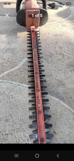 🔌corded 👍 24" Adjustable Electric Plugin Hedge Trimmer Black And Decker working Good Lawn Yard Landscaping