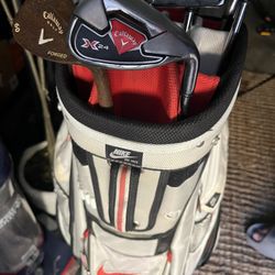 Complete Golf Club Set w/ Nike Stand Bag – Callaway, Titleist, Premium Plus 