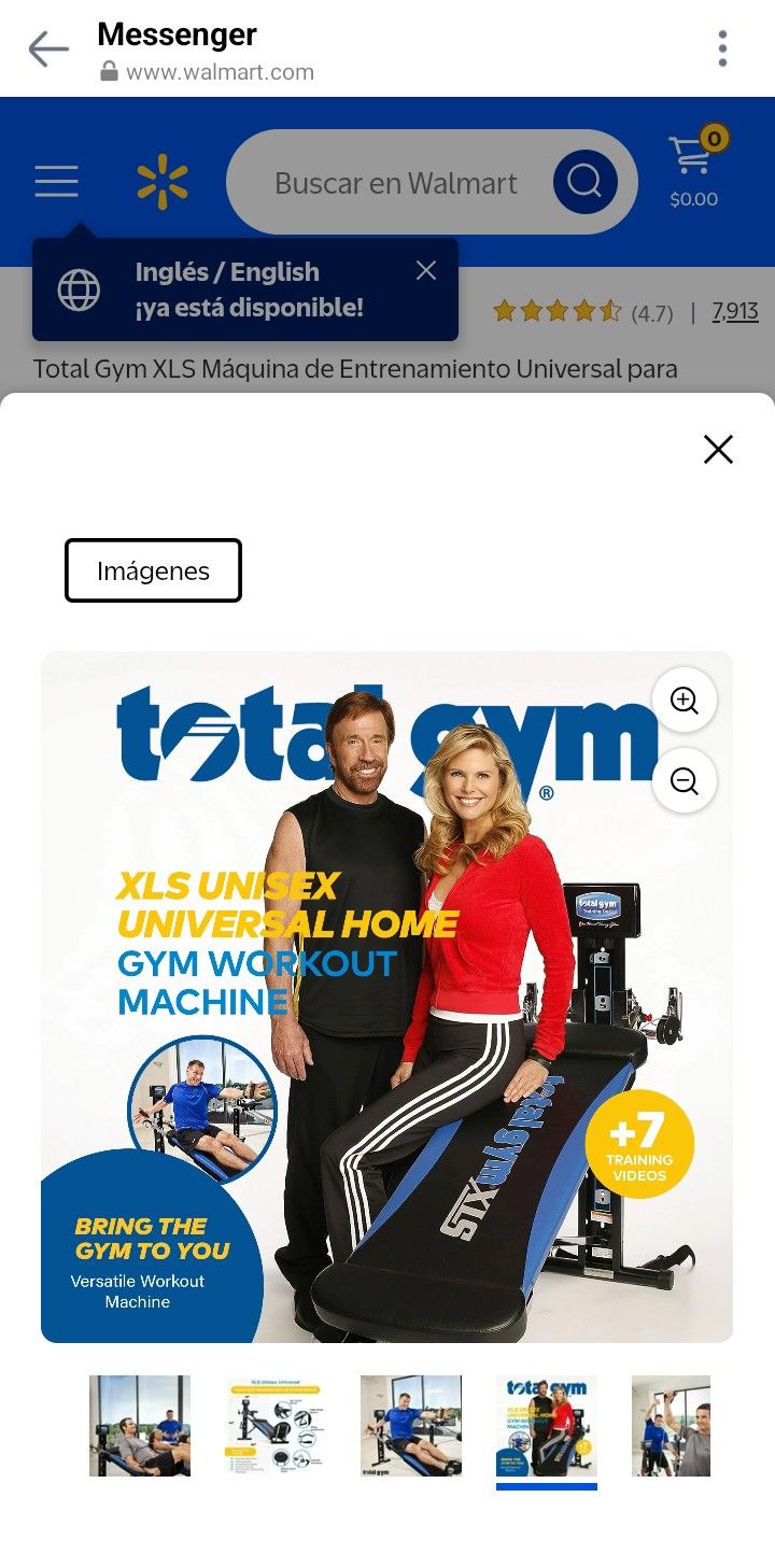 Total Gym Workout Machine XLS