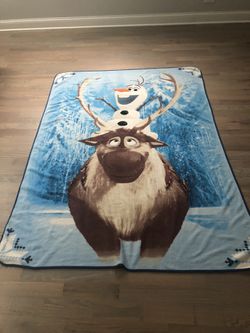 Olaf Disney blanket