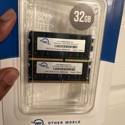 32GB (2x16GB) DDR4 RAM OWC