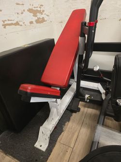 Incline bench gym equipment exercise fitness weight