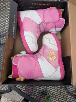 Pink Burton 6Youth Snowboarding Boots