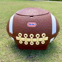 Vintage Little Tikes Football Toy Box chest storage tote tailgate cooler Parties Vintage