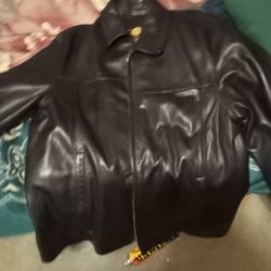 Marc New York Black Leather Jacket 