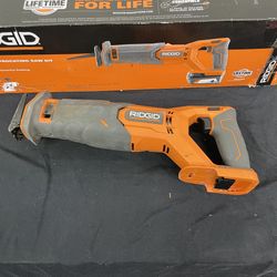 Ridgid 18v Reciprocating Saw Kit With 4ah Battery 