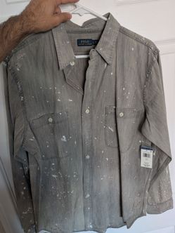 Polo Ralph Lauren Dress Shirt - Grey (Medium)