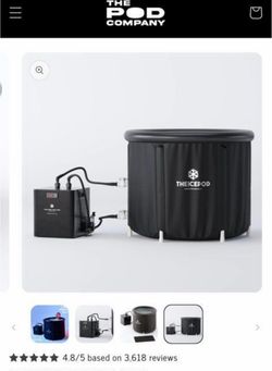The Ice Pod Cold Plunge + Water Chiller – Complete System