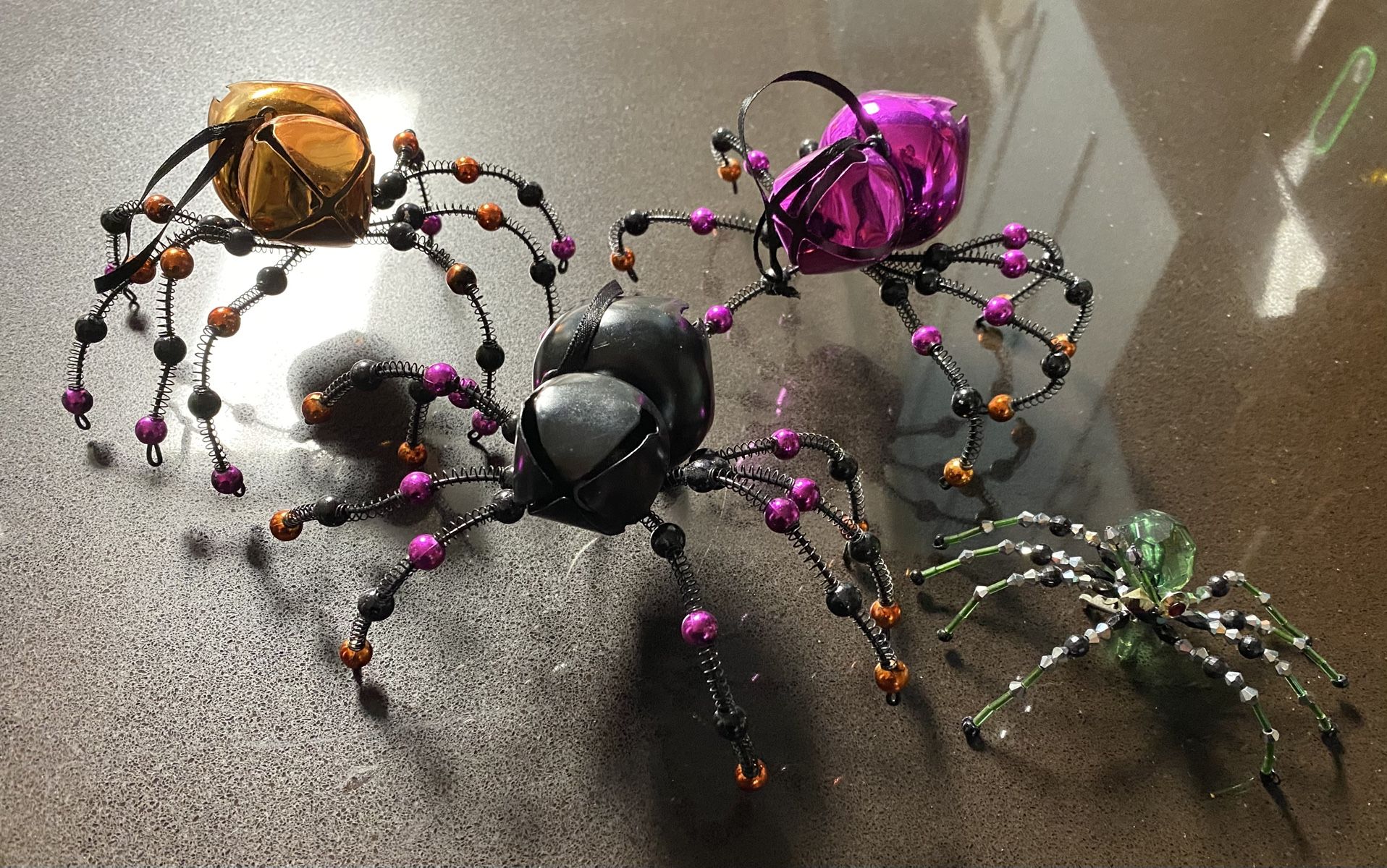 Halloween Metal Spiders