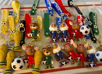 FIFA  World Cup key chains.