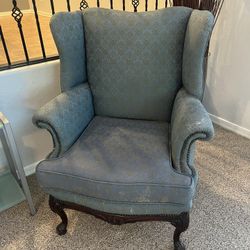 Antique Wingback Arm Chair 