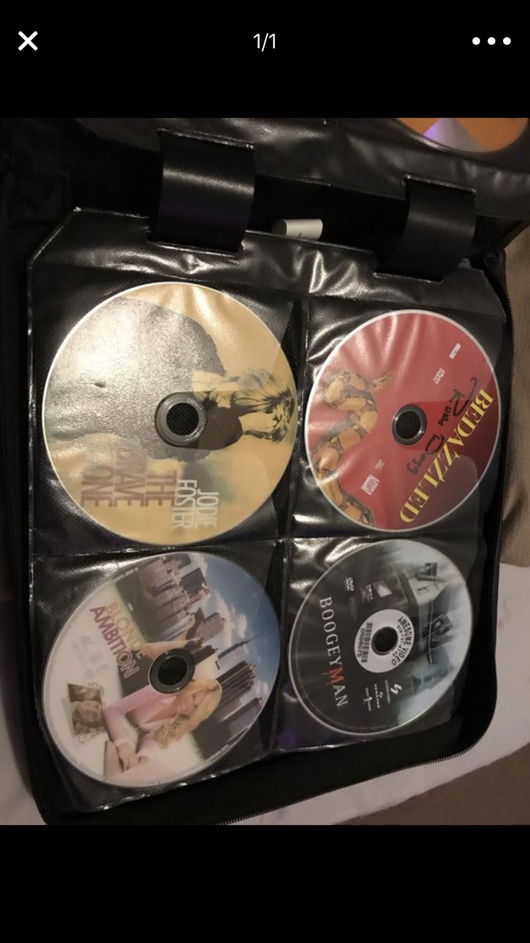 DVDs no cases