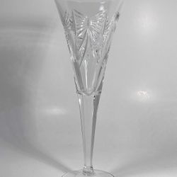 Waterford Crystal Millennium Fluted Champagne Glass Signed Paul Farrell 2000
