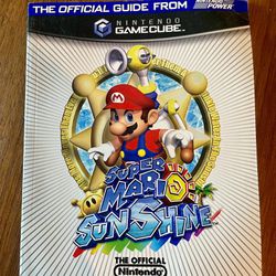 Nintendo Gamecube Super Mario Sunshine Official Game Guide Excellent