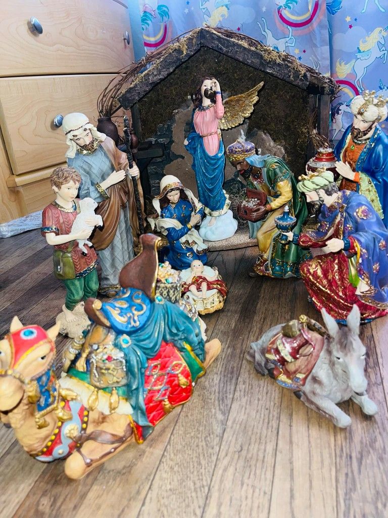 nativity set kirklands Brand New